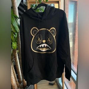 Men's Blackout Gold Baws Hoodie